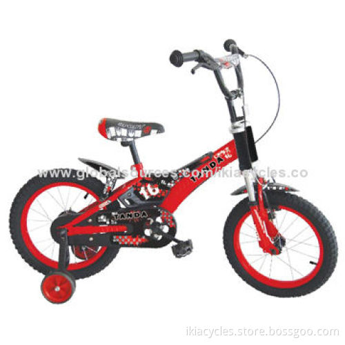 Baby carrier with training wheels, strong frame/red rim, natural rubber tire, ODM/OEM order welcomed
